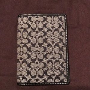 Authentic Coach passport holder